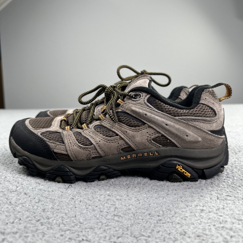 Merrell Moab 3 Hiking Shoes Men 8 Walnut Brown Low Top J035893 Vibram Sole
